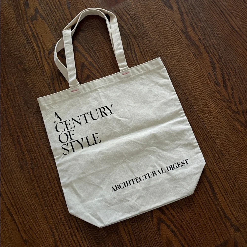 AD Architectural Digest Canvas Carry Bag New! - Picture 2 of 2
